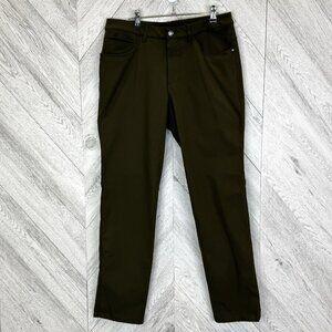 Lululemon ABC Pant Classic 5 Pocket Mens Size 32x31 Army Military Green